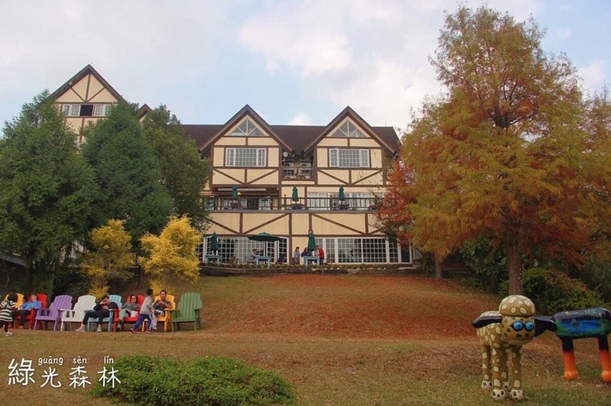 羅浮溫泉湯池推薦店家~綠光森林